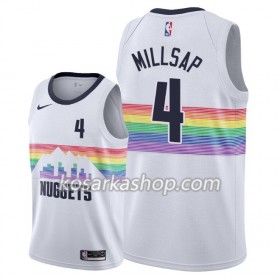 Dres Denver Nuggets Paul Millsap 4 Nike 2018-19 City Edition Bijela Swingman